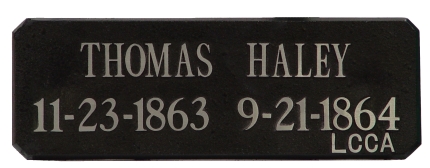 Cemetery Grave Marker