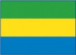 Gabon367 Flag