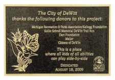 Bronze Plaque